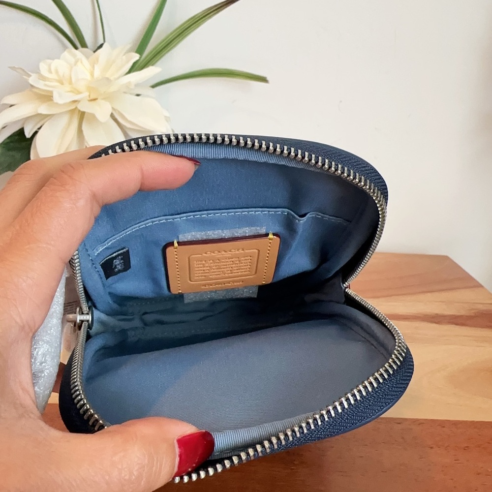 Coach Aden Crossbody Bag In Signature Denim - Picture 4 of 5